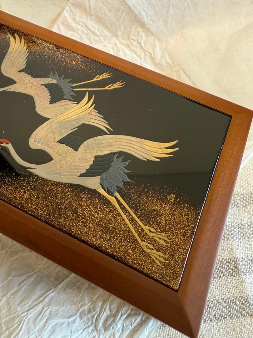 パイロット万年筆蒔絵、鶴、国光会箱