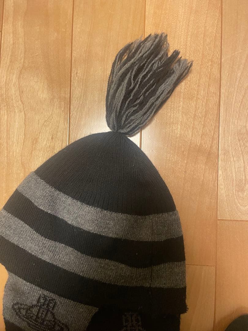 Vivienne Westwood 耳当て付きニット帽 確実正規品