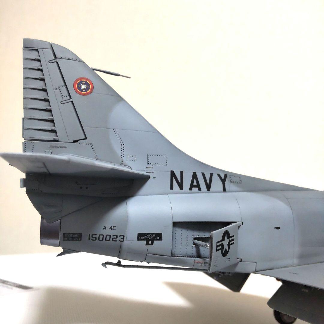 戦闘機プラモデル完成品ハセガワ1/48A−4スカイホーク　トップガン