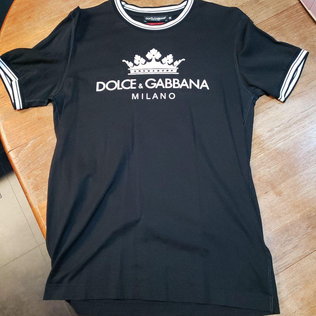 ドルチェ&ガッバーナ Tシャツ 黒 46 Ｍ