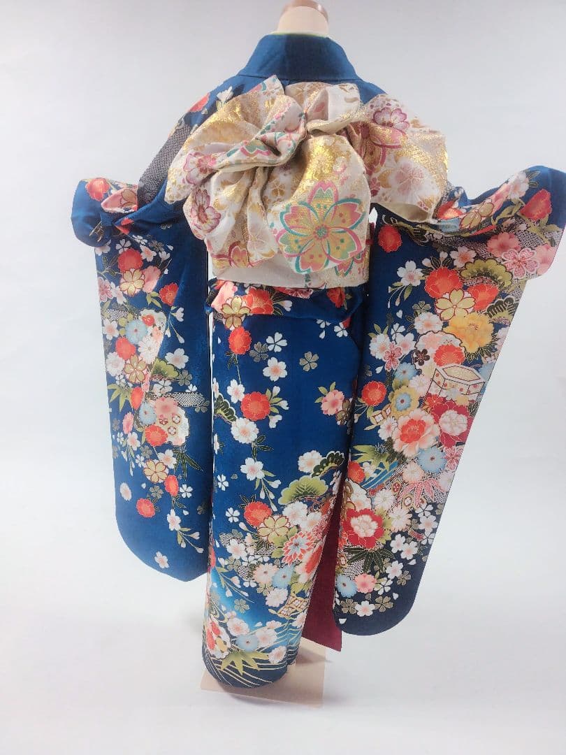 振袖フルセット‼️ターコイズブルーで素敵なお色