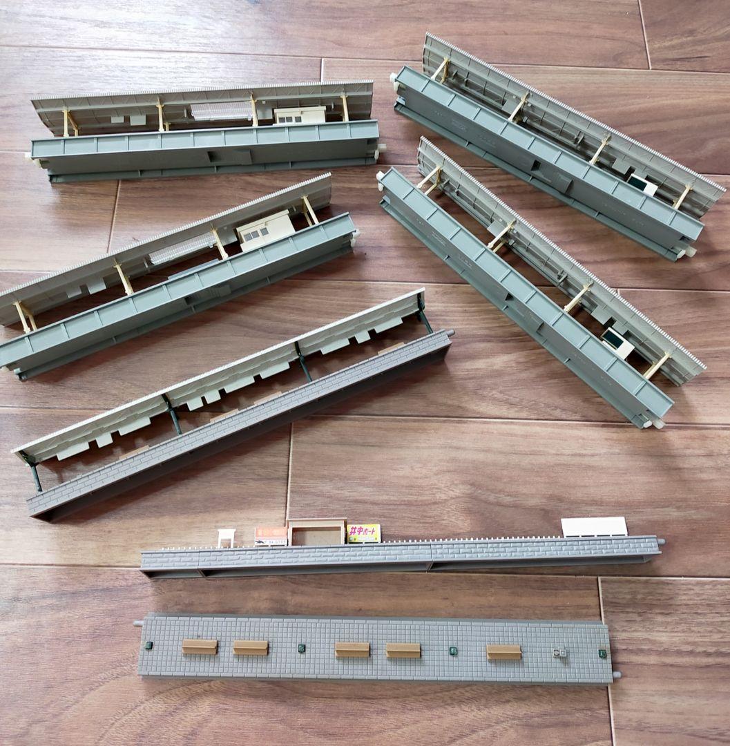 鉄道模型　KATO　Nゲージ　駅ホーム　レール　まとめ売り