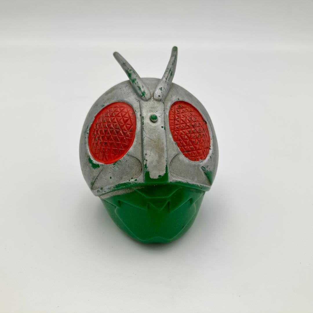 旧バンダイ 仮面ライダー　面取れ ソフビ 　フィギュア　マフラー・ブーツ欠品