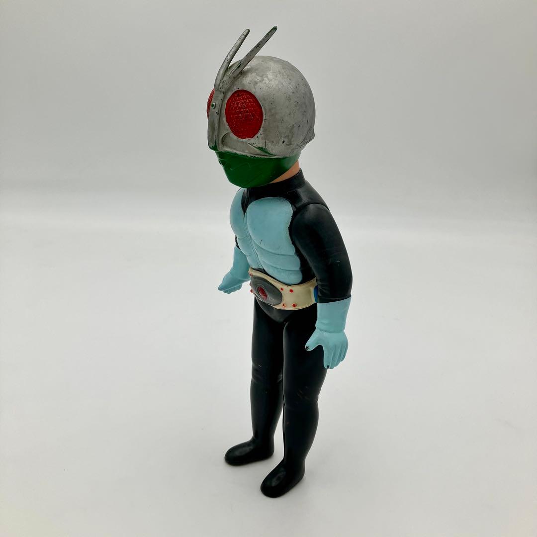 旧バンダイ 仮面ライダー　面取れ ソフビ 　フィギュア　マフラー・ブーツ欠品