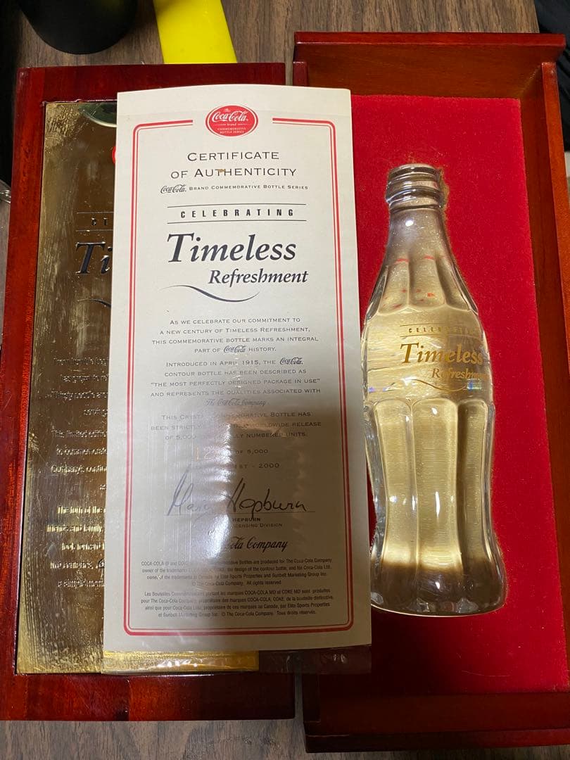 2000年記念 コカコーラ クリスタルボトル