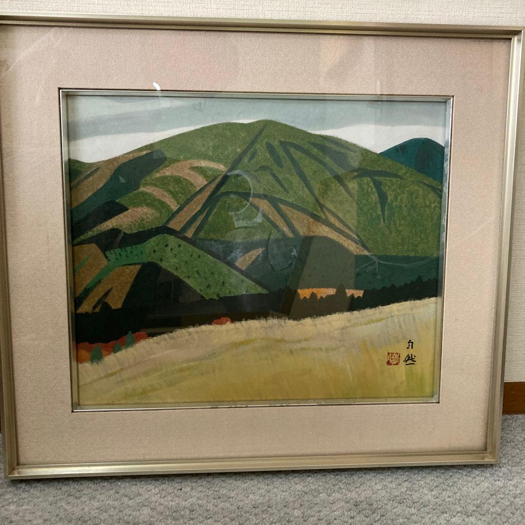 日展巨匠　島谷自然　箱根の秋