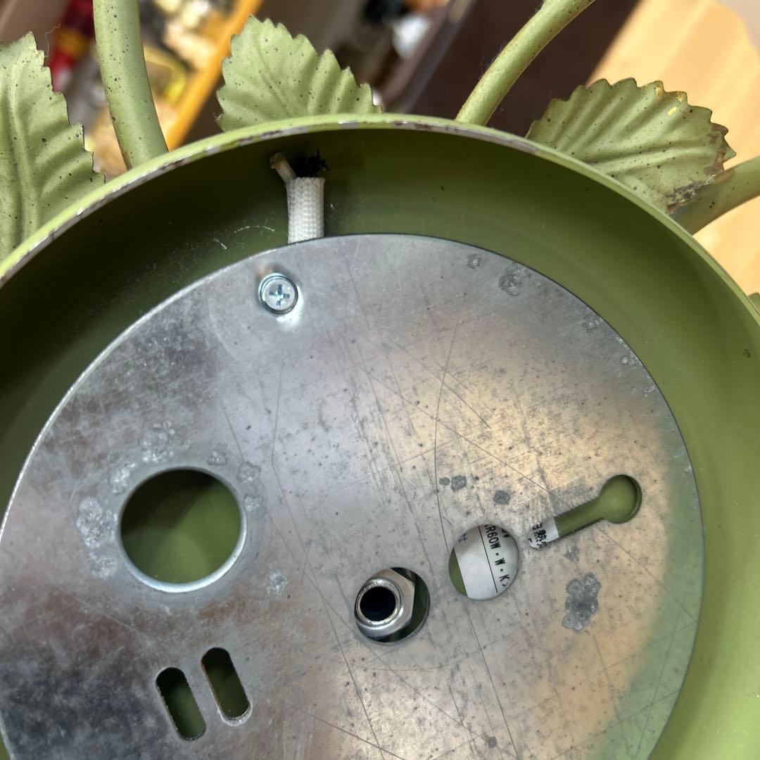 コイズミ　イルムシャンデリア5灯 フラワーガラスシェード