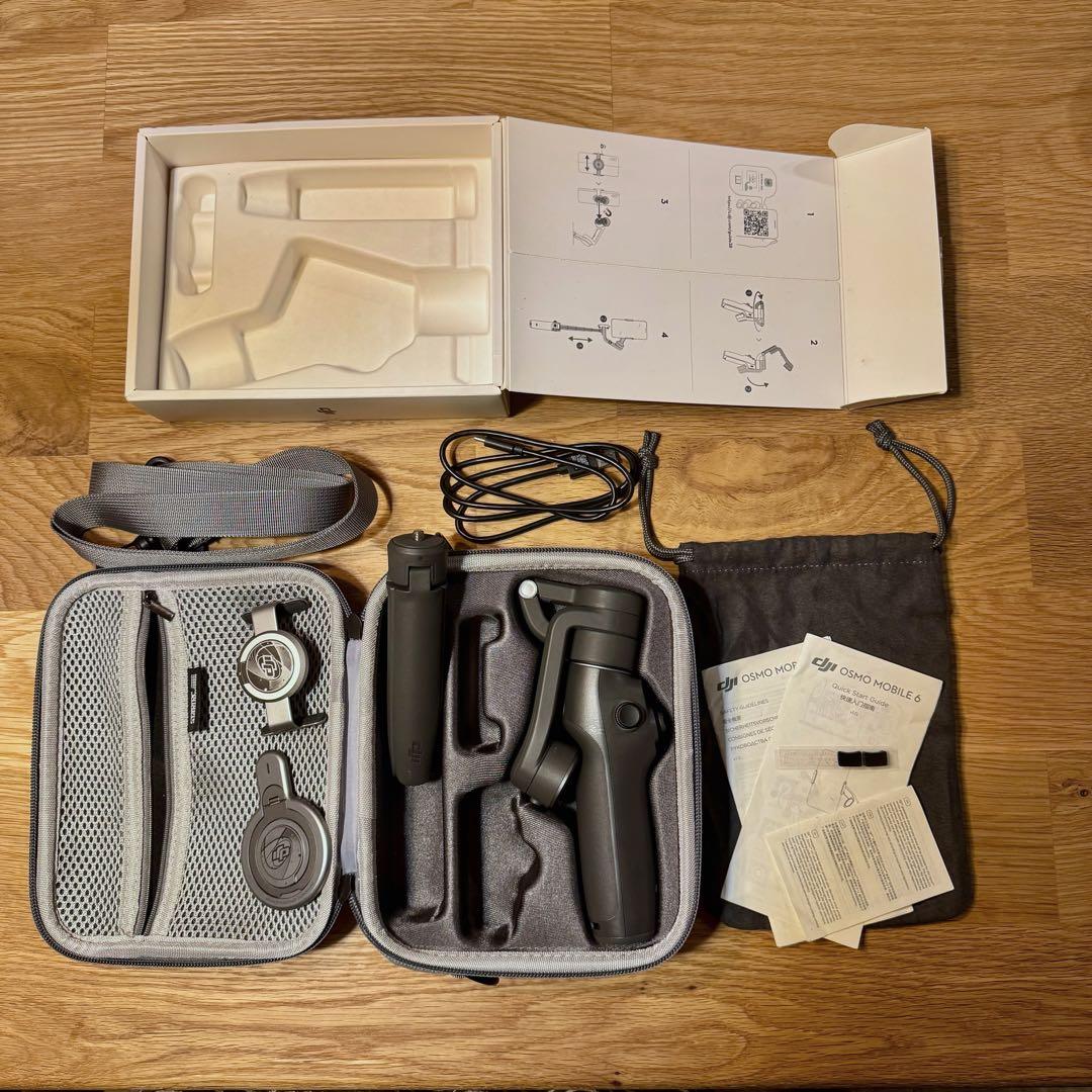 DJI OSMO MOBILE 6 （クイックリリースプレート、ケース付き）