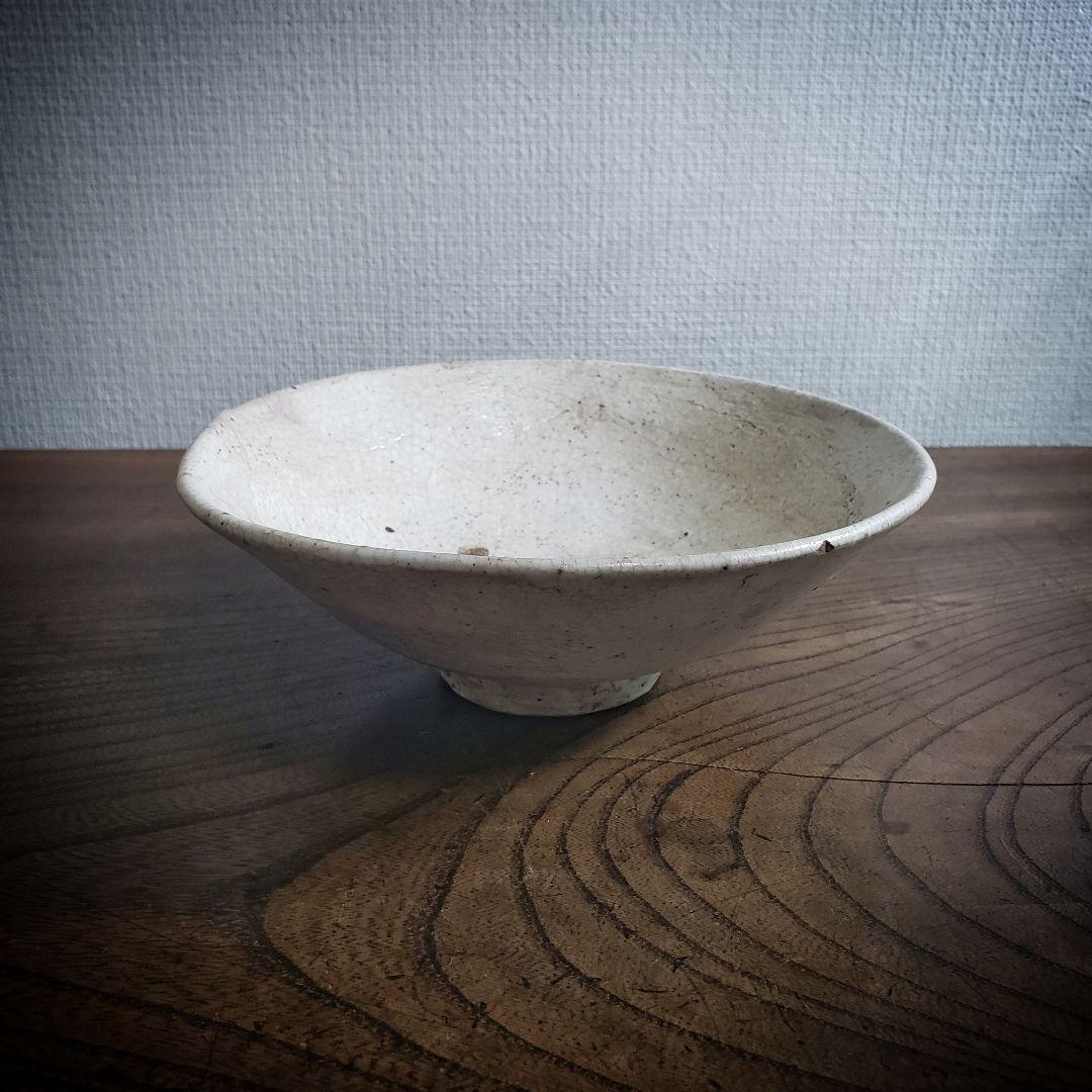 茶碗　抹茶碗　茶道具　茶器　平茶碗　浅鉢　盛皿　白　江戸