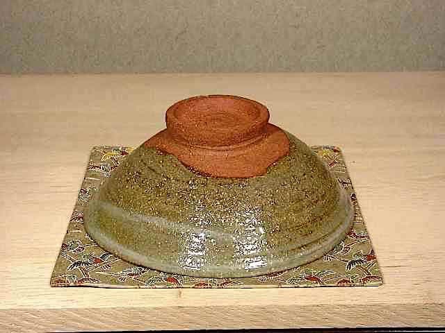 丹波焼　作者不明　「充啓」圓山銘　茶碗　無傷　共箱。