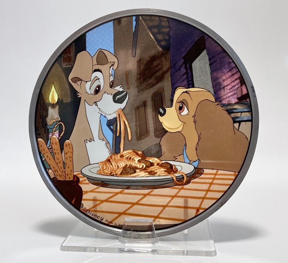 ★貴重★ わんわん物語 ステンドグラス グラスマスターズ 1990年代