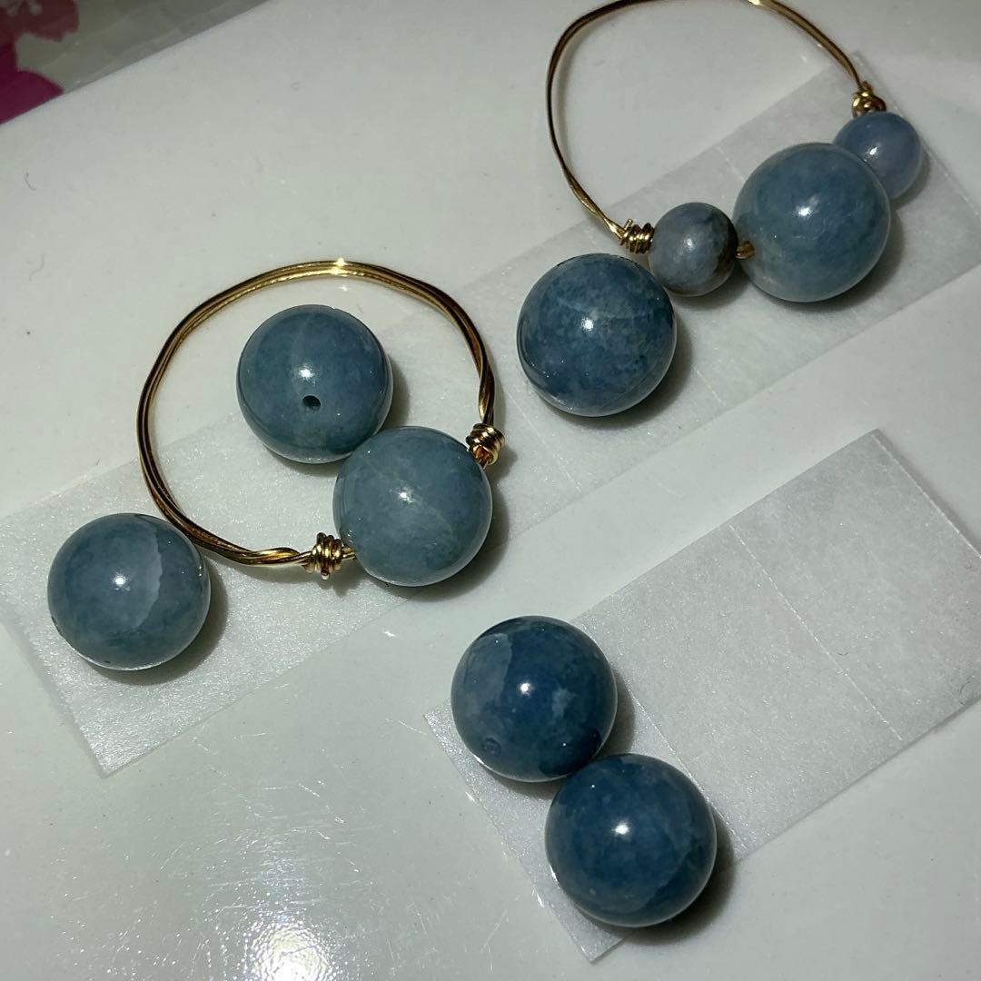 【専用】コン沢翡翠の珠　3珠　その1