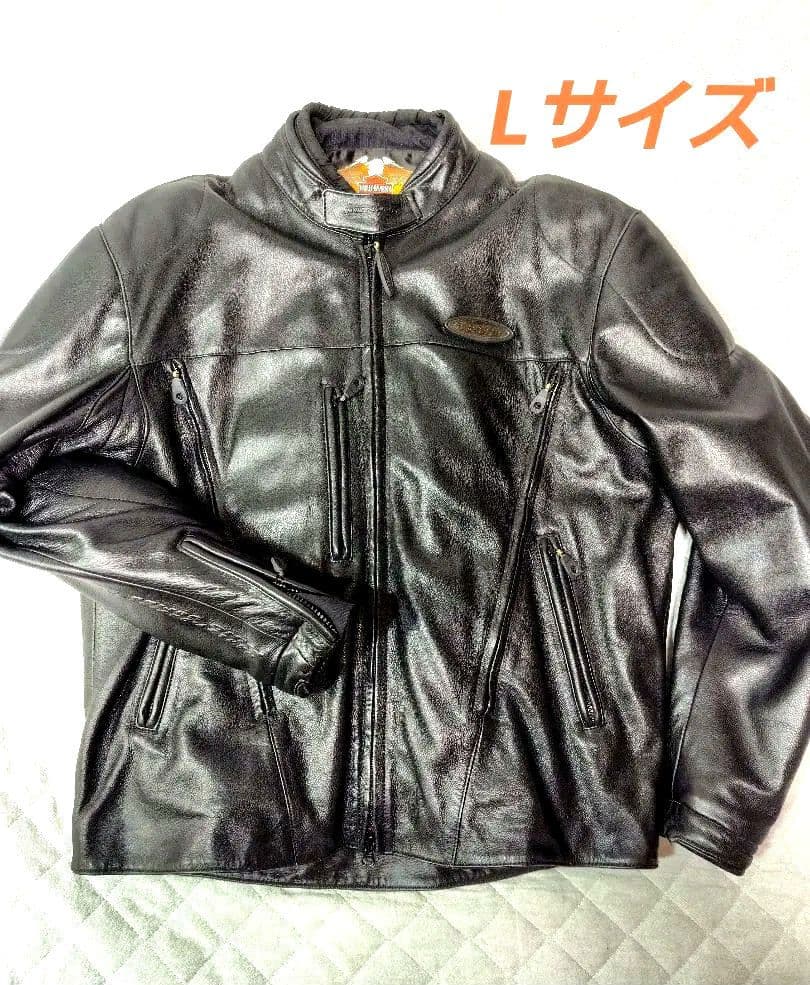 ハーレーダビッドソン レーザージャケット 革ジャン FXRG インナー付 L