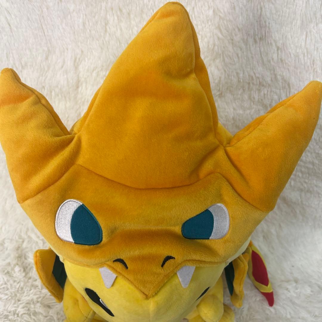 【美品】ピカチュウ メガリザードンY Ver メガサイズぬいぐるみ