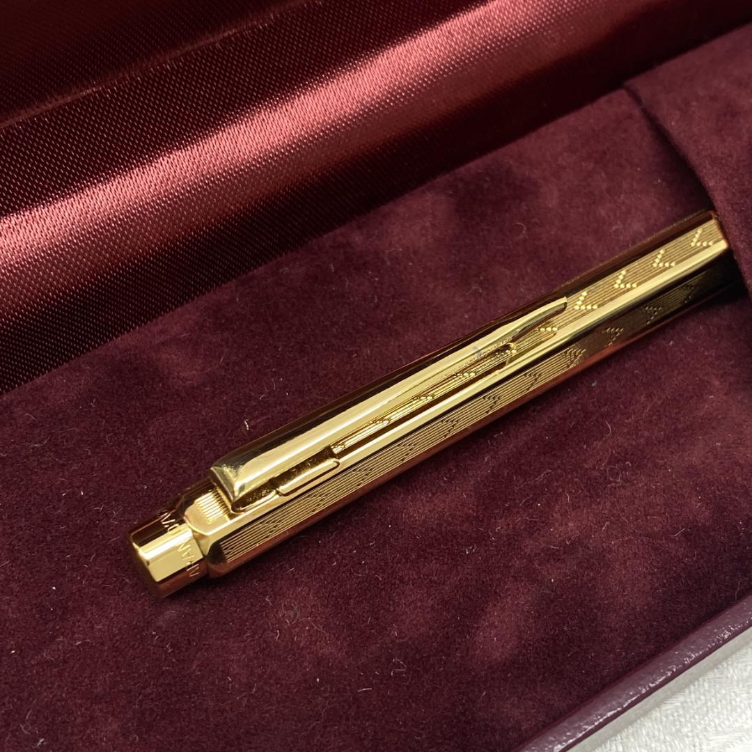 カランダッシュ エクリドール シェブロン ゴールド ボールペン