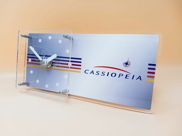 【入手困難】寝台特急カシオペア アクリル置き時計①