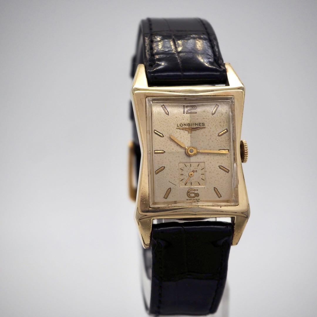 87 稼働 LONGINES　メンズ時計　手巻き　箱付き　ヴィンテージ　ゴールド