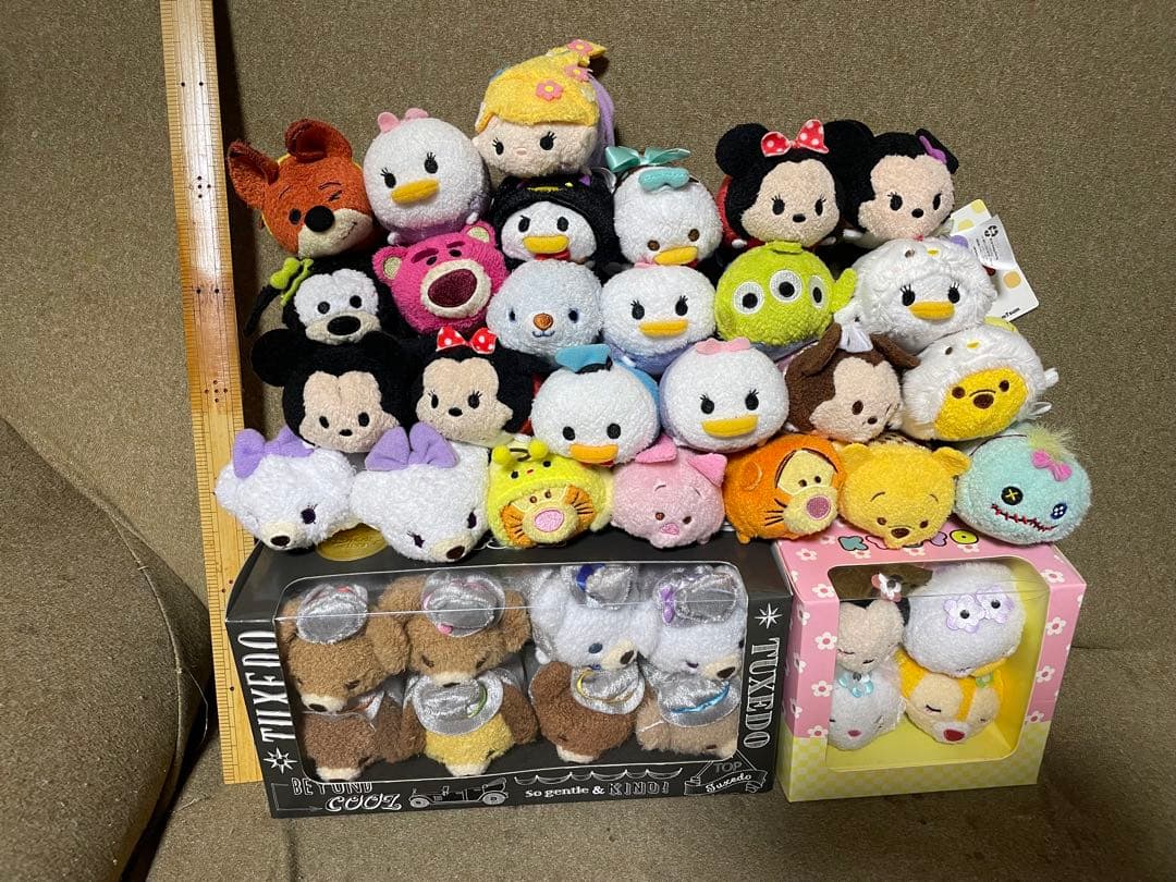 【まとめ売り】ツムツム　ぬいぐるみ　ユニベアシティ7周年　京都限定　うさぎ