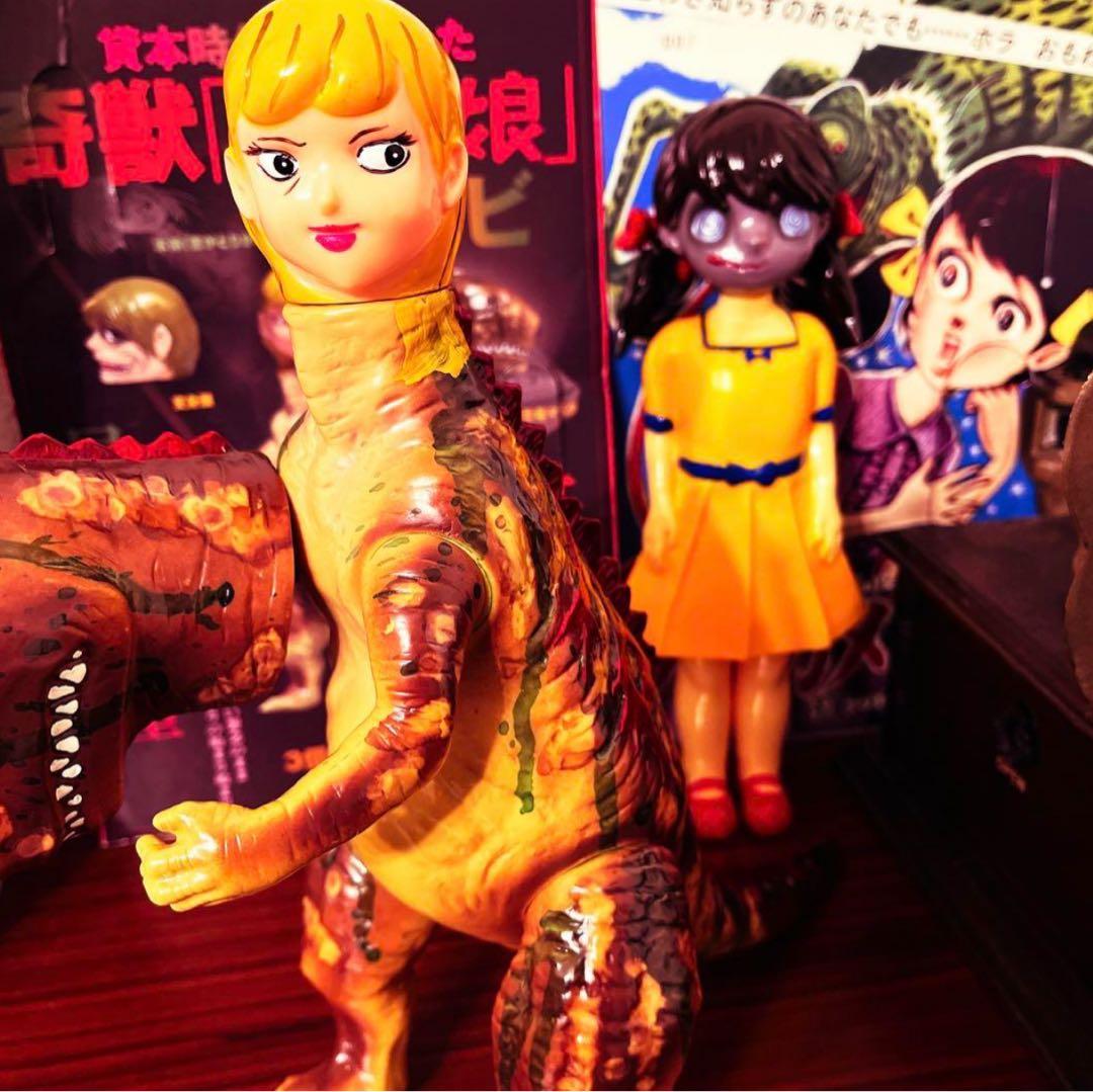 恐龍娘　恐竜娘インディーズソフビ【シリアルナンバー1】