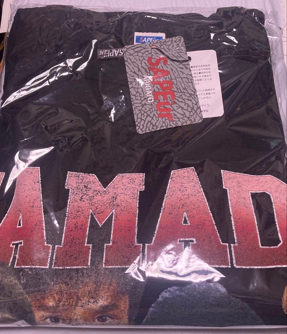 新品SAPEur サプール ダウンタウン 浜田雅功　ごぶごぶ Tシャツ 黒　XL