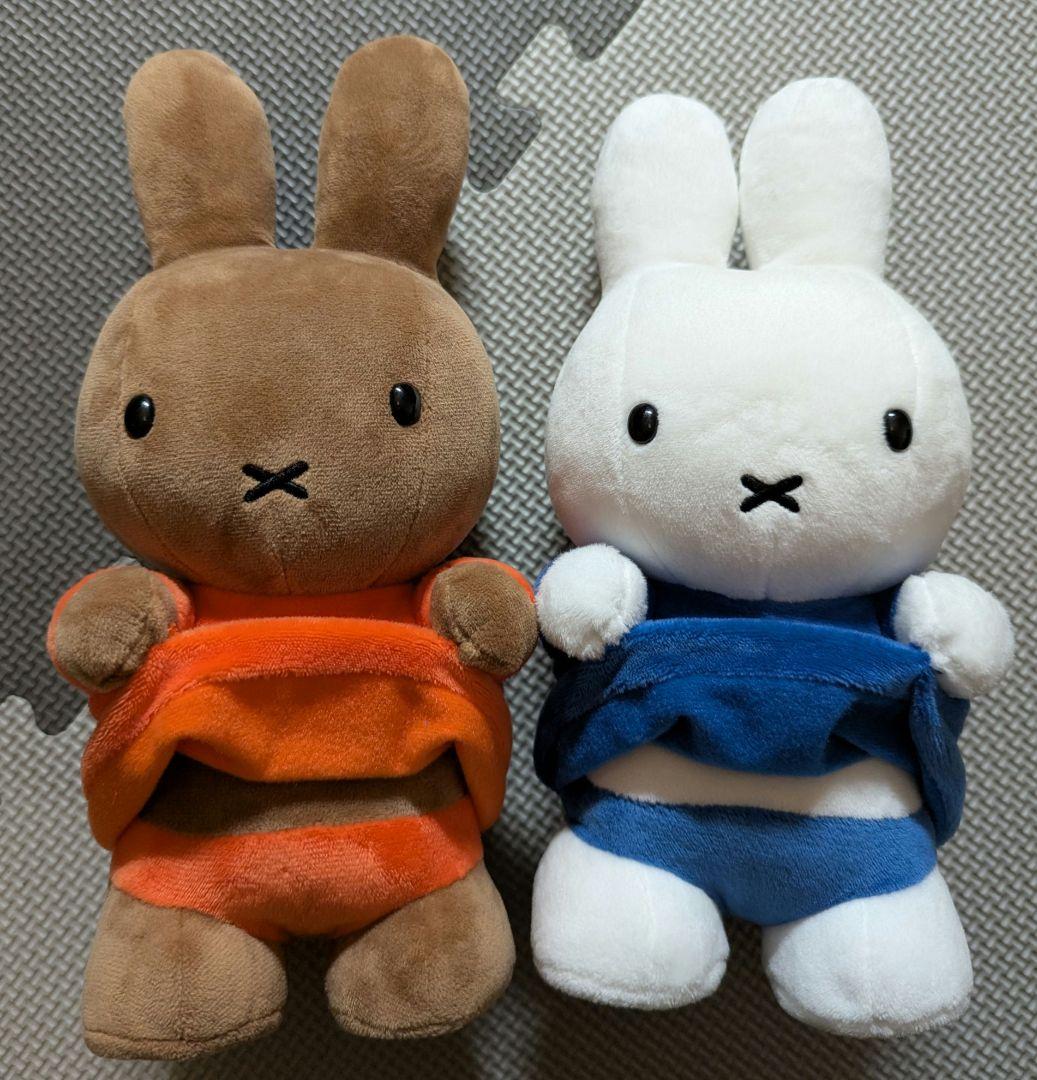 年末値引き☆おなかみせミッフィー＆メラニー ぬいぐるみ