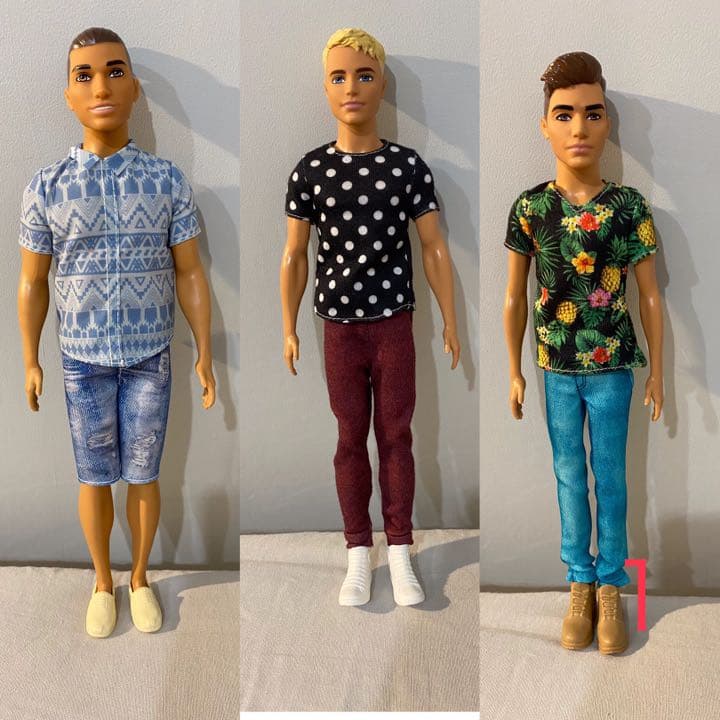 ファッショニスタ　バービー人形　ケン　3体セット　バービー
