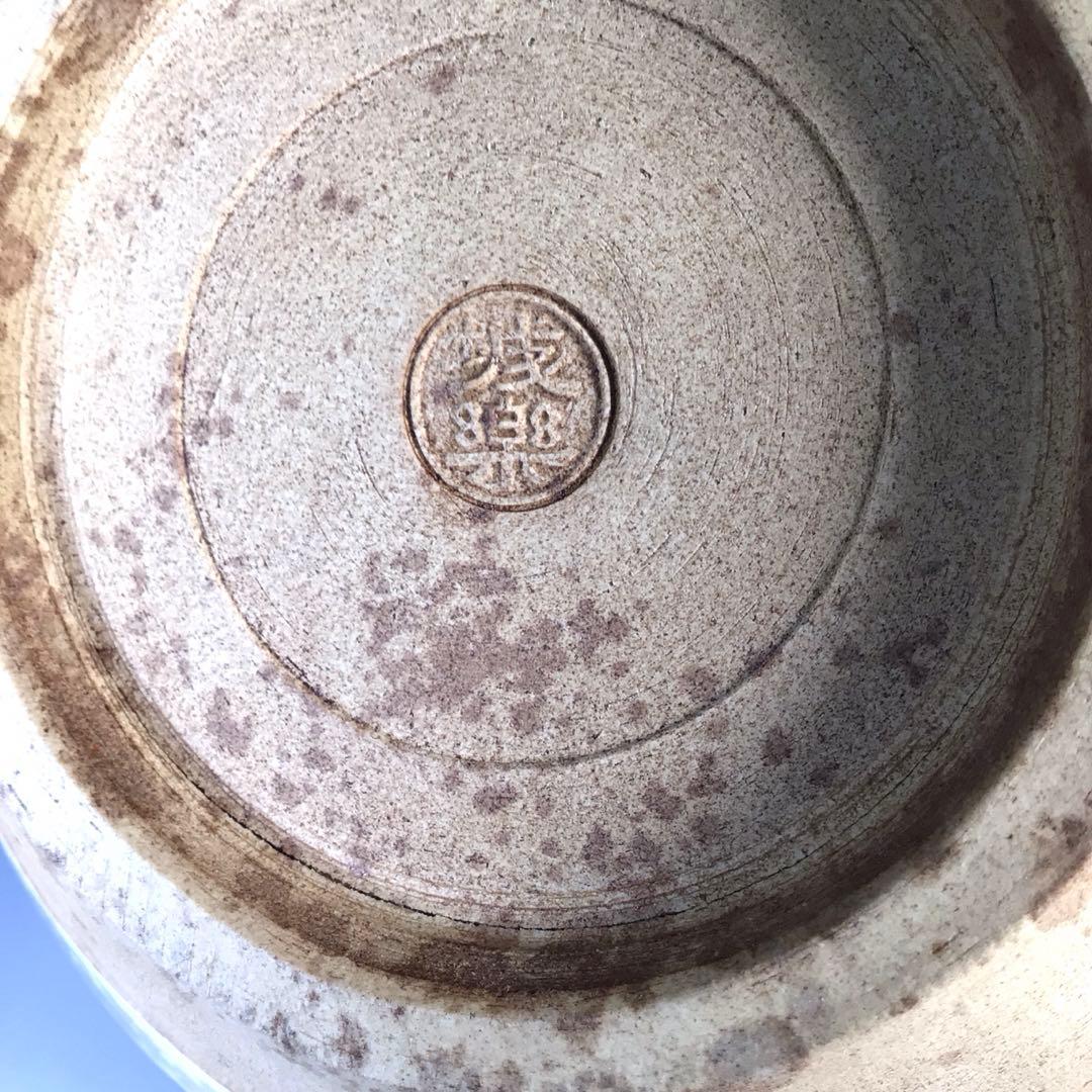 Ｍ６８６　飾壺　『城楽造』『仁清写黒地吉野山図』『茶壺』　共箱　茶道具