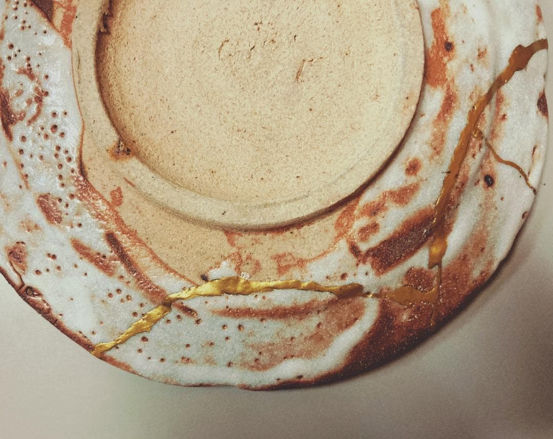 【値下げ】【真正保証】 奥磯太覚 志野 皿 10客