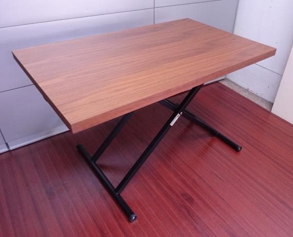 ニトリ 昇降ダイニングテーブル NEW アクティブ ウォルナット