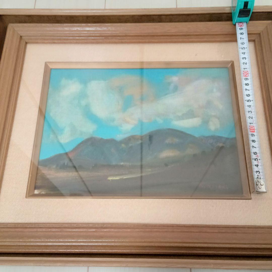 【真作】宮木薫（国画会）「雲立ちぬ」 4号