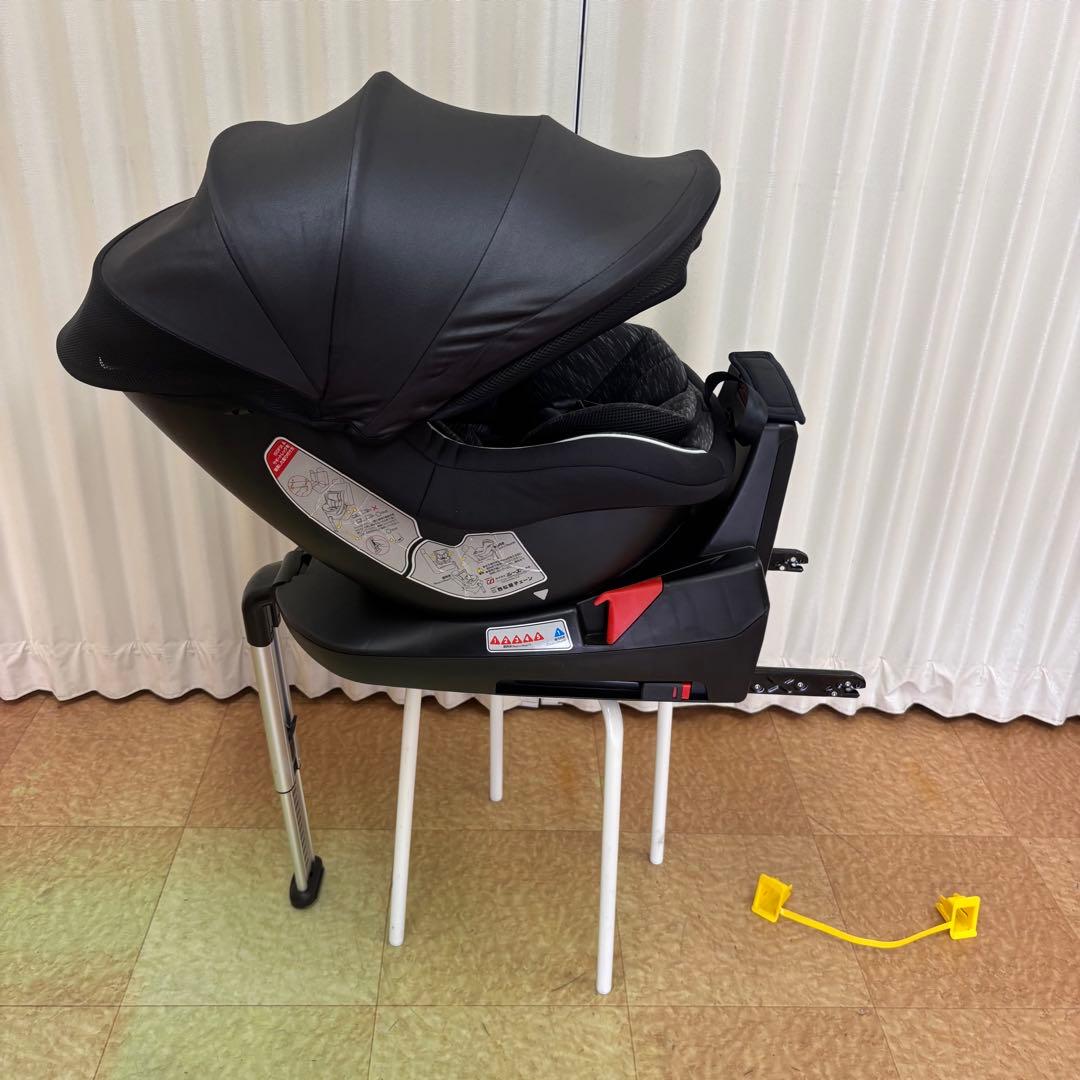 クリーニング済☆綺麗☆　新生児OK　シーエー　ターン　レジェFIX　ISOFIX