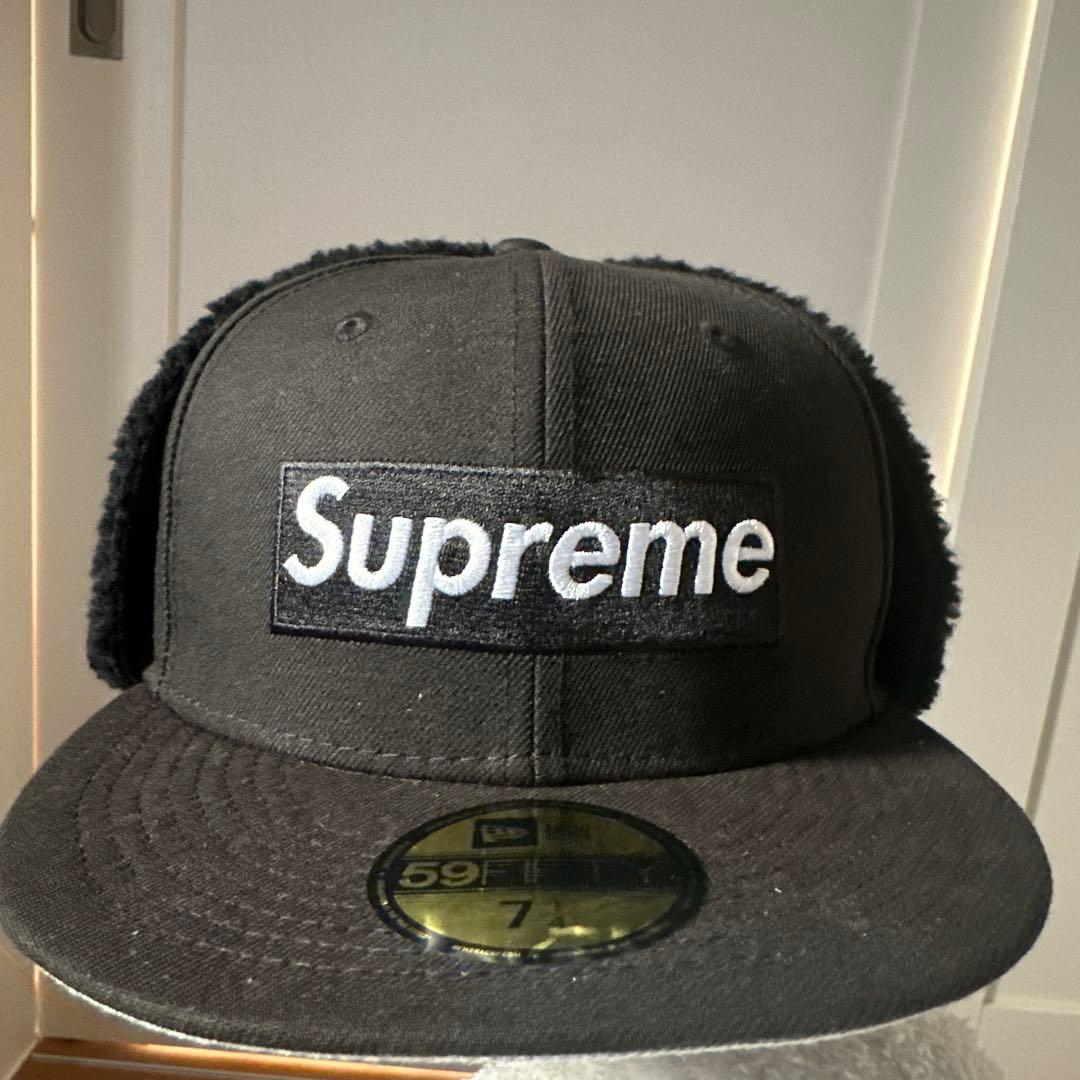 ヒ*キ様 Supreme×NEW ERA/21AWイヤーフラップ ボックス ロゴ