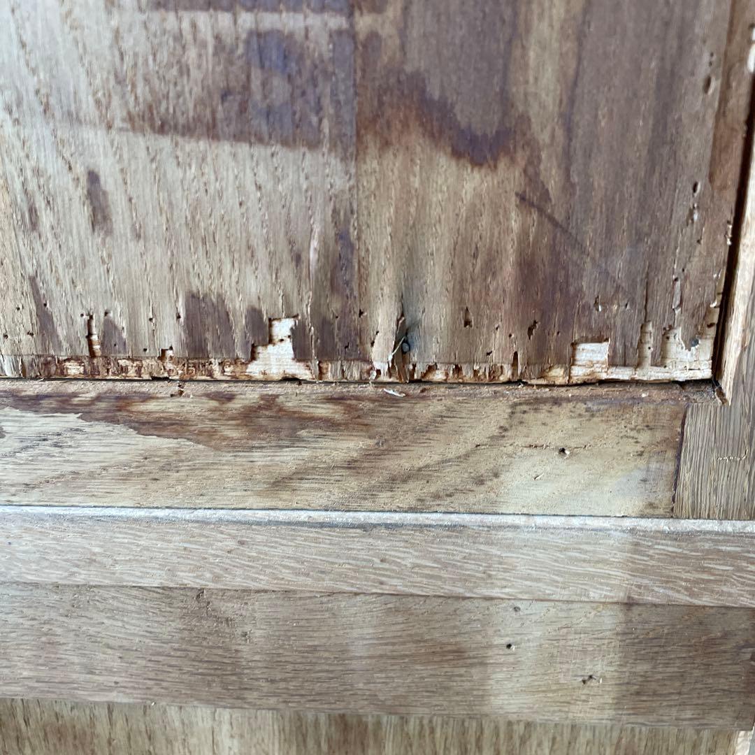 ビンテージ ガラス収納キャビネット ショーケース 食器棚