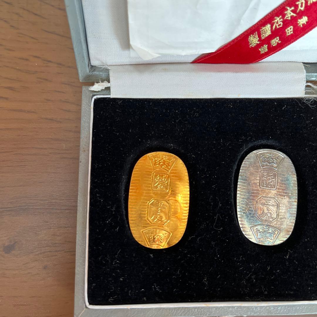 徳力本店 純金小判セット (ケース付き)