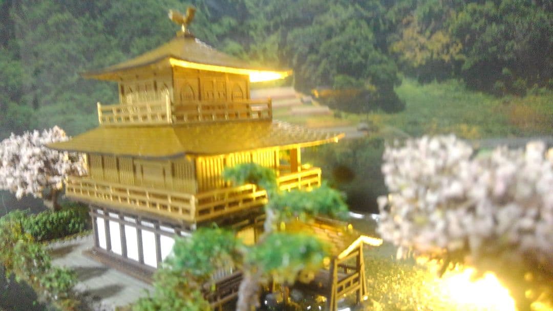 お寺✨お城✨新金閣寺✨プラモデル‼️SP仕上げジオラマ、製作オーダー受付ます❗