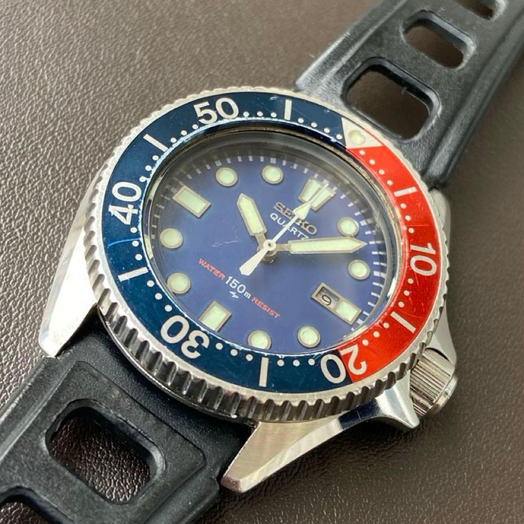 セイコー ダイバー ペプシベゼル 亀戸2625-001B 1980.Sep 稼動