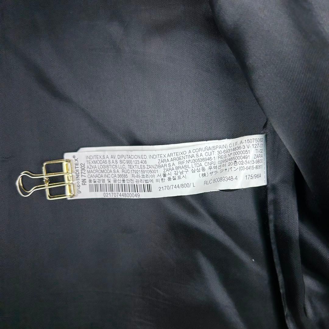 人気モデル♡ZARA MANTECO ダブルチェスターコート ブラック 大きい