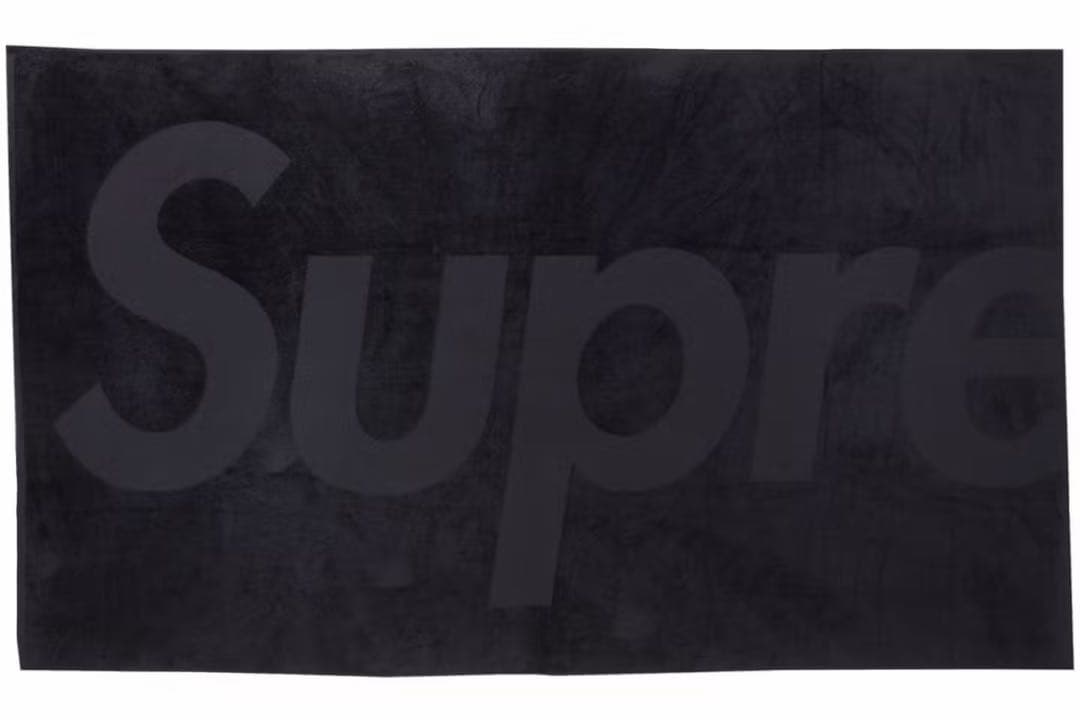 タオル Supreme Tonal Logo Towel (SS24) black