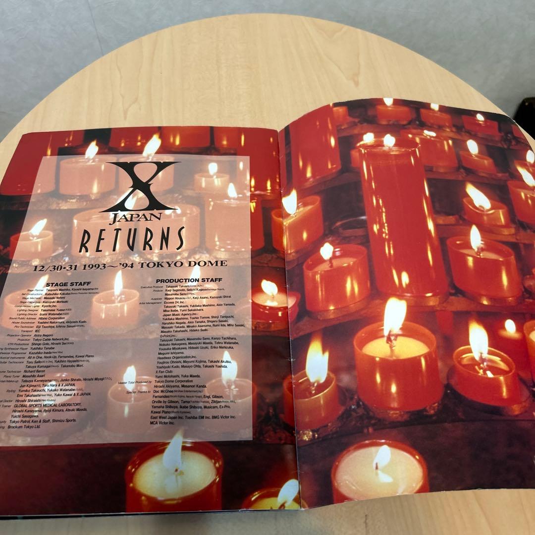 超レア32年前のX JAPAN パンフレット1993TOKYODOME