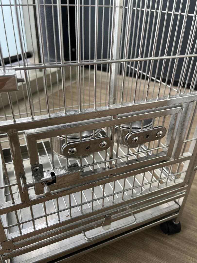 こんぱまるオリジナル　ステンレスケージ小　Y211 鳥籠　鳥かご　インコ　オウム