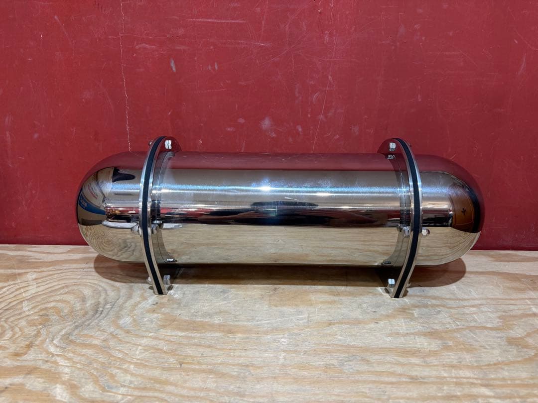 【美品】 ステンレス　タイムカプセル　No.650　耐腐食防水