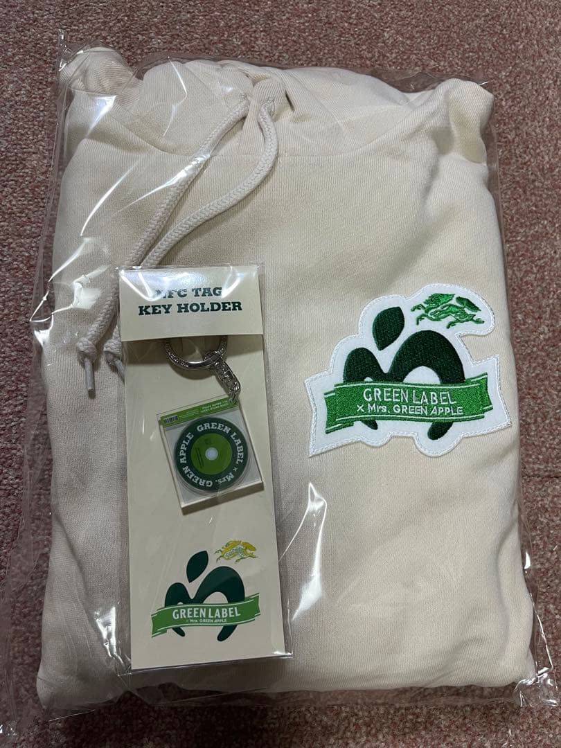 Mrs.GREEN APPLE グリーンラベル　パーカー＆キーホルダーセット