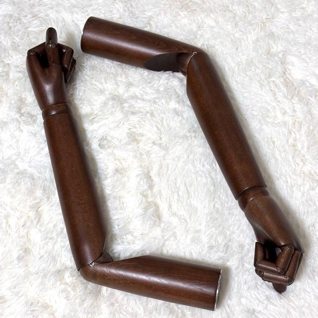 マネキン　トルソー　紳士　布張り 腕付き 可動式　半身トルソー　 Lサイズ