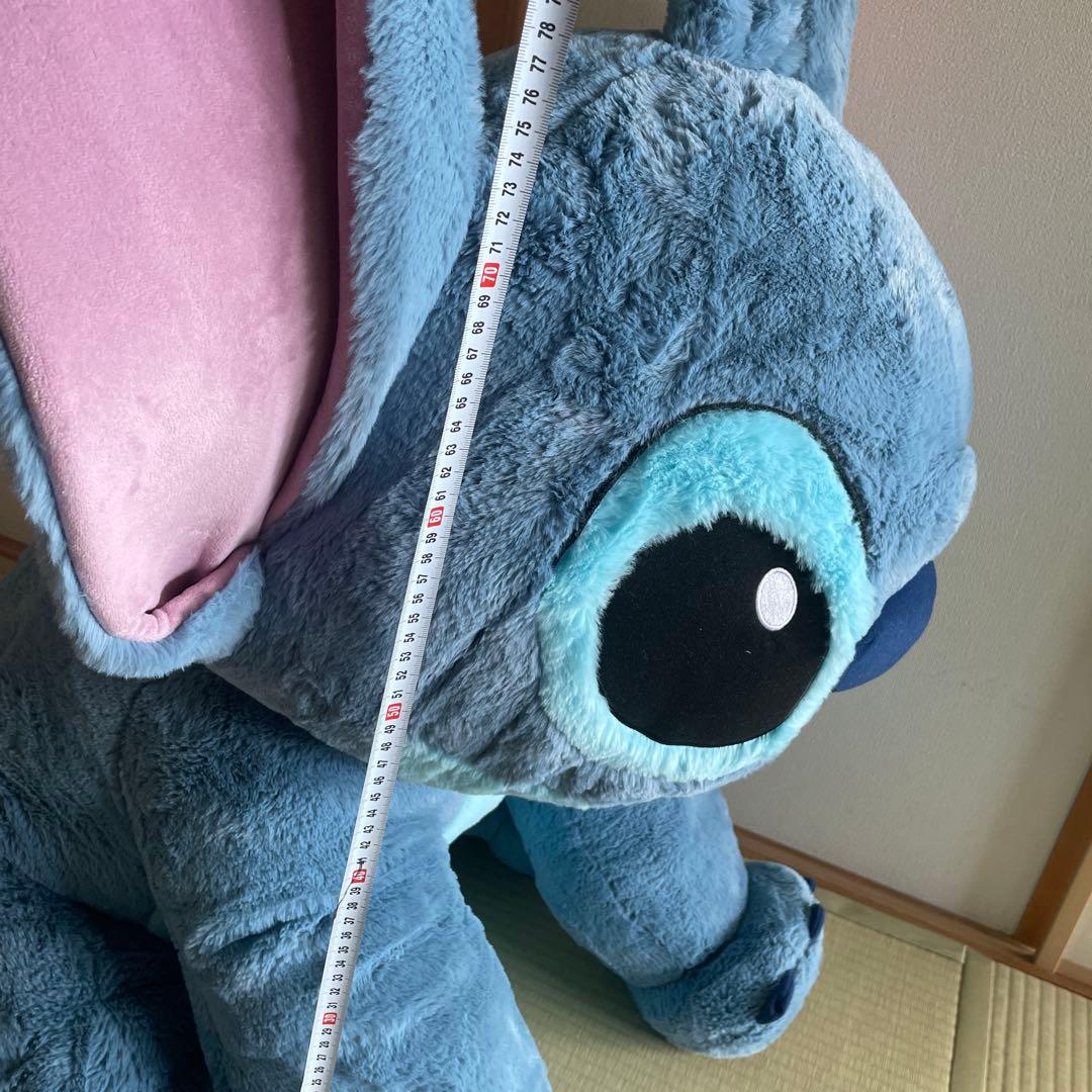 ディズニー スティッチ ぬいぐるみ 限定品 特大ぬいぐるみ ブランケット付き