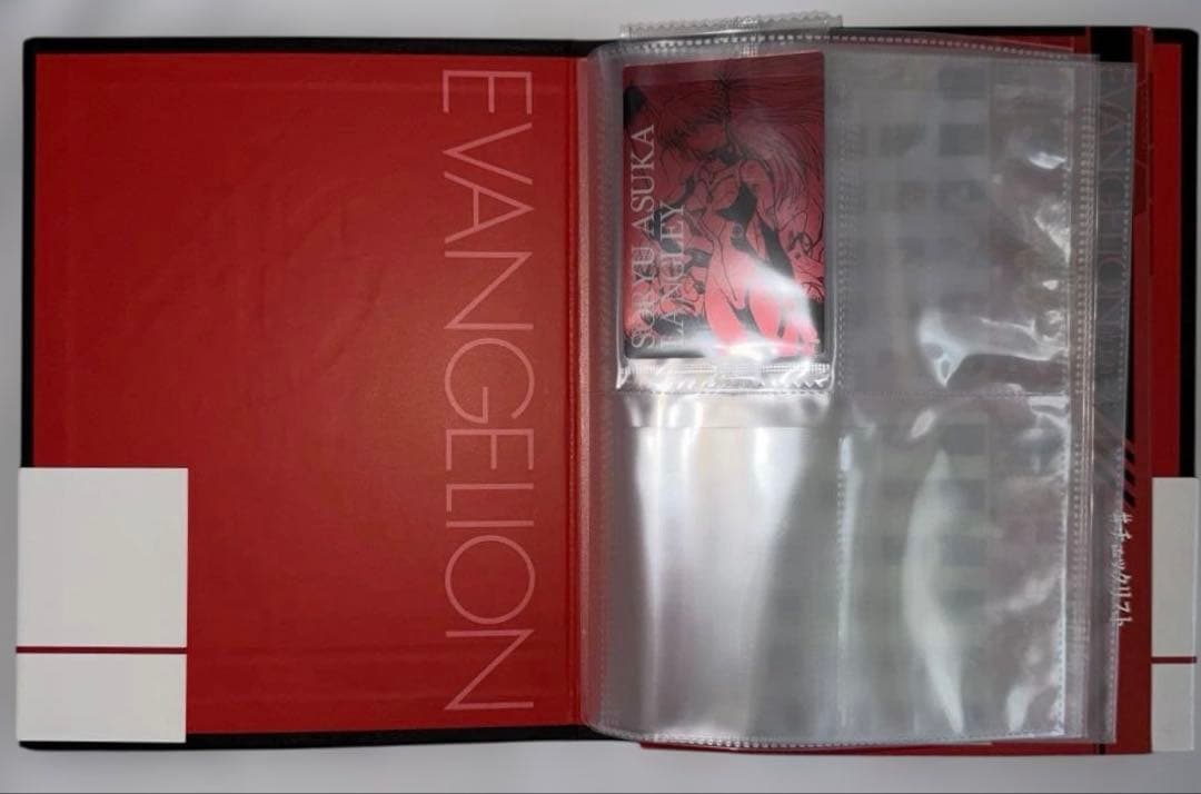 エヴァンゲリオン ウエハースカード 専用カードファイル 綾波レイ アスカＶｅｒ．