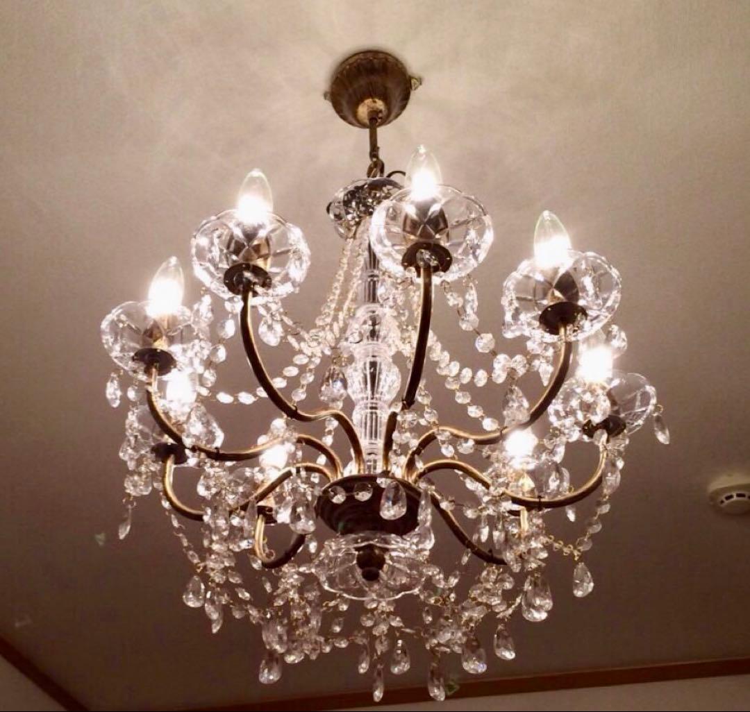 シャンデリア ジュリエット 9灯 ダークゴールド