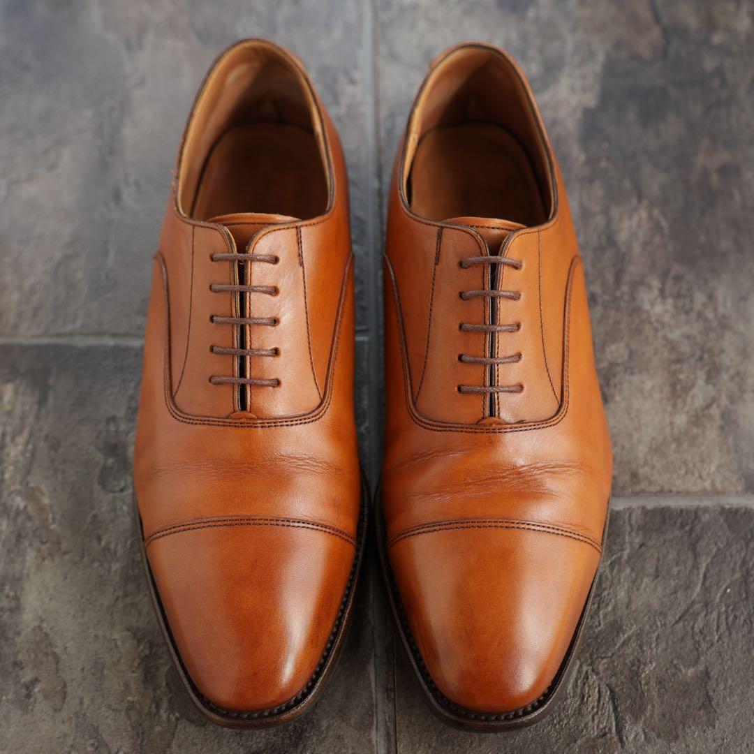 リーガル　内羽根ストレートチップ　265 茶