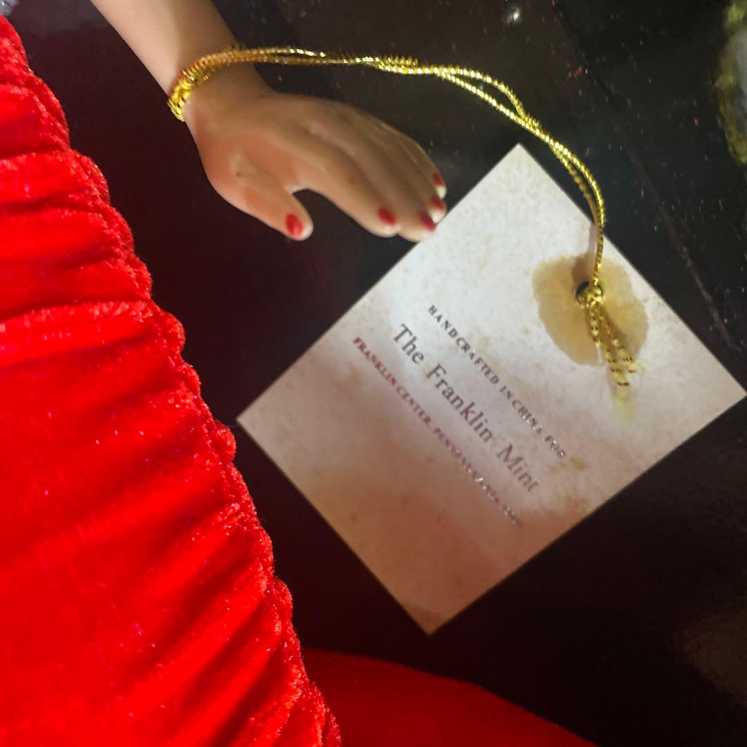 マリリン・モンロー フィギュア 赤ドレス ビンテージ　フランクリン・ミント