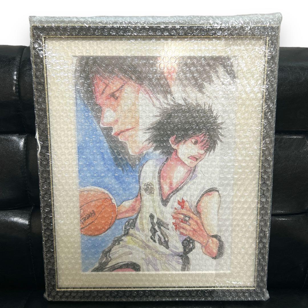 限定 アヒルの空 車谷空 上木鷹山 複製原画 アニメ 漫画 バスケ レア