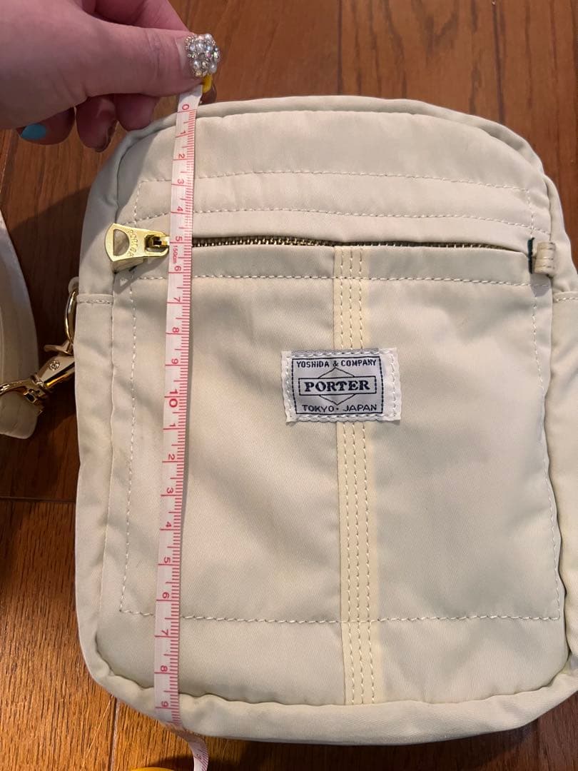 PORTER ショルダーバッグ クリーム色　白